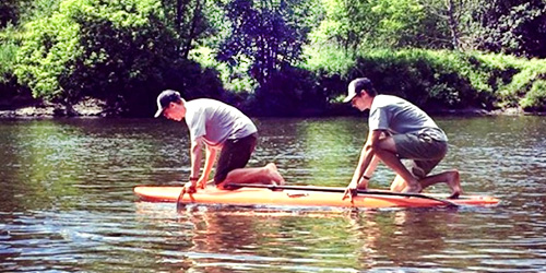 Touch Down on the Lamoille River